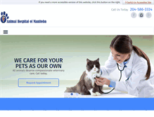Tablet Screenshot of animalhospofmb.com